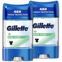 GILLETTE GILLETTE Aloe Scent zselés izzadásgátló, 2 × 70 ml