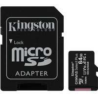Kingston Kingston Canvas Select Plus micro SDXC 64GB Class 10 UHS-I + SD adapter