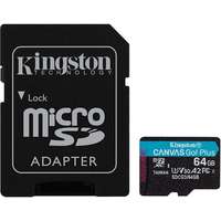 Kingston Kingston Canvas Go! Plus microSDXC 64GB + SD adapter
