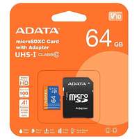 ADATA ADATA Premier microSDXC 64GB UHS-I A1 Class 10 + SD adapter