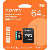 ADATA ADATA MicroSDXC 64GB Premier Pro + SD adapter