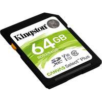 Kingston Kingston Canvas Select Plus SDXC 64GB Class 10 UHS-I
