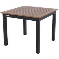 DOPPLER DOPPLER EXPERT WOOD Plus alumínium kerti asztal 90 × 90 cm