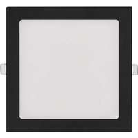 EMOS EMOS NEXXO Beépíthető LED lámpa, fekete, 22,5 x 22,5 cm, 18 W, meleg/természetes fehér