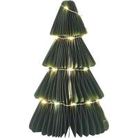 EMOS EMOS LED vánoční papírový strom se stojánkem, 15 cm, vnitřní, časovač