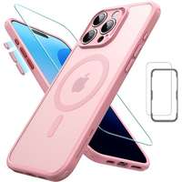 ESR ESR Classic Pro Case (HaloLock) Set, Compatible with iPhone 16 Pro Max, Frosted Pink tok