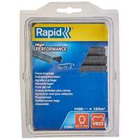 RAPID Rapid Kerítés kapocs, VR22/5-11 mm, 1100 db, acél, szürke PET bevonat, buborékfóliás csomagolásban