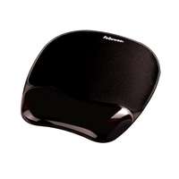 FELLOWES Fellowes CRYSTAL gél, csuklótámasszal, fekete