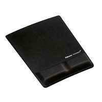 FELLOWES Fellowes Health-V hab Microban Lycra, csuklótámasszal, fekete