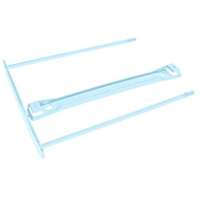 FELLOWES Fellowes PRO irattartó, 100 mm hosszú, világoskék - 20 darabos csomag