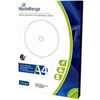 MediaRange MediaRange CD / DVD / Blu-ray címkék 15 mm - 118 mm-es fehér