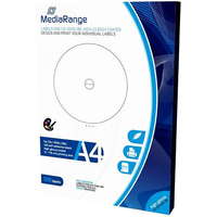 MediaRange MediaRange CD / DVD / Blu-ray címkék 15 mm - 118 mm, fehér, fényes