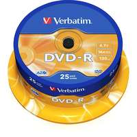 Verbatim Verbatim DVD-R 4,7 GB, 16x, 25 db-os cakebox