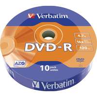 Verbatim VERBATIM DVD-R AZO 4,7GB, 16x, wrap 10 db