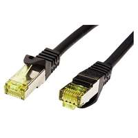 OEM OEM S/FTP patch cord Cat 7, RJ45 csatlakozó, LSOH, 1 m, fekete