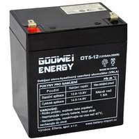 Goowei Energy GOOWEI ENERGY Karbantartásmentes ólomakkumulátor OT5-12, 12 V, 5 Ah