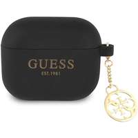 GUESS Guess 4G Charms Apple Airpods 3 Black szilikon tok