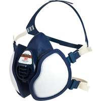 3M 3M 4000+ sorozatú félálarc beépített szűrőkkel, FFA2P3RD szűrőtípus - szerves gázok és részecskék el