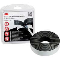 3M 3M™ Dual-Lock™ öntapadó tépőzár SJ354B, fekete, 25 mm x 2,5 m bliszter csomagolásban