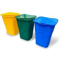 HEIDRUN HEIDRUN Szemetes készlet, 3× 50 l