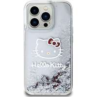 HELLO KITTY Hello Kitty Liquid Glitter Electroplating Head Logo iPhone 13 Pro átlátszó tok