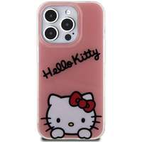 HELLO KITTY Hello Kitty IML Daydreaming Logo iPhone 15 Pro rózsaszín tok