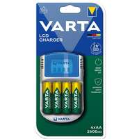 VARTA VARTA LCD Charger Töltő + 4 AA 2600 mAh R2U & 12 V & USB
