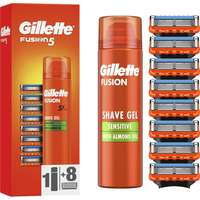 GILLETTE GILLETTE Fusion5 8 db + Sensitive 200 ml borotvagél