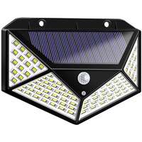 Verk VERK 01728 Napelemes kültéri lámpa, 100 LED SMD, mozgásérzékelős