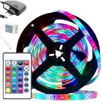 Verk VERK RGB LED szalag + távirányító, IP65 vízálló, 5 m