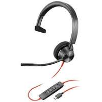 HP HP Poly Blackwire 3310 mono Microsoft Teams Certified USB-C, USB-C/A adapter