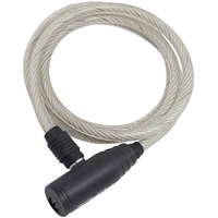 Force Force Eco Spirálzár + tartó, 120 cm / 8 mm, átlátszó