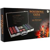 Teddies Teddies Poker Game Set 300 db + kártyák + kockák + alumínium tok