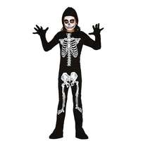 GUIRCA GUIRCA gyerek csontváz jelmez - Halloween, 3-4 éveseknek
