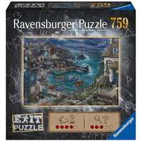 Ravensburger Ravensburger Puzzle 173655 Exit Puzzle: Világítótorony a kikötőnél 759 darab