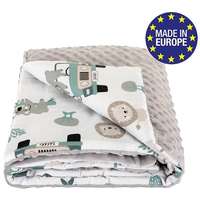 Bomimi Bomimi Minky pléd - Utazó állatkert, szürke