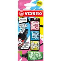STABILO STABILO BOSS MINI by Snooze One - 5 db-os szett - rózsaszín, kék, sárga, zöld és fekete