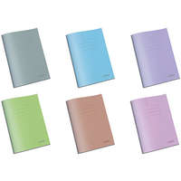 Herlitz HERLITZ A4, 60 lapos, PP, vonalas, több színben, 1 db