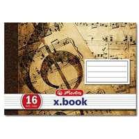 Herlitz Herlitz kottafüzet, 16 lap, horizontális