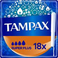 Tampax TAMPAX Super Plus Tampon papír applikátorral 18 db