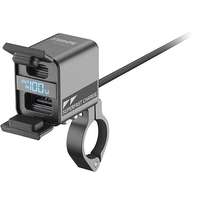 Interphone Interphone 100W USB-C USB-A kétirányú motorkerékpár akkumulátor töltő és karbantartó, IP66