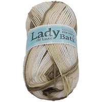 Jan Rejda Lady de Luxe BATIK 100 g - 614 fehér, bézs