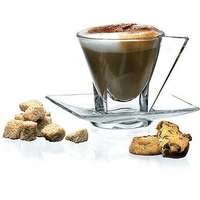 RCR Cappuccino csésze és csészealj készlet FUSION 190 ml 4 darab