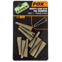 FOX FOX Edges Slip Lead Clip Tail Khaki méret 10, 10db