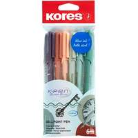 KORES KORES K0 Pen Vintage Style, M-1 mm, színkeverék - 6 db a csomagban