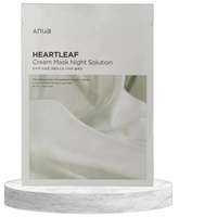 ANUA ANUA Heartleaf Cream Mask Night Solution Éjszakai nyugtató fátyolmaszk ezüst szirtőr kivonattal, 25 ml