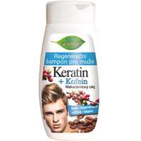 Bione Cosmetics BIONE COSMETICS Bio Keratin + Koffein Regeneráló tápláló sampon férfiaknak 260 ml
