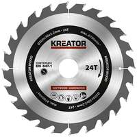 Kreator KRT020418 Körfűrészlap fához, 200 mm, 24 F