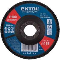Extol Premium EXTOL PREMIUM 8803465 Lamellás csiszolókorong, korund 115mm, P100