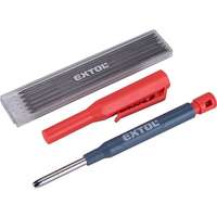 Extol Premium EXTOL 8853007 PREMIUM Jelölőceruza tokkal és cserélhető heggyel, 2,8 mm, HB keménység